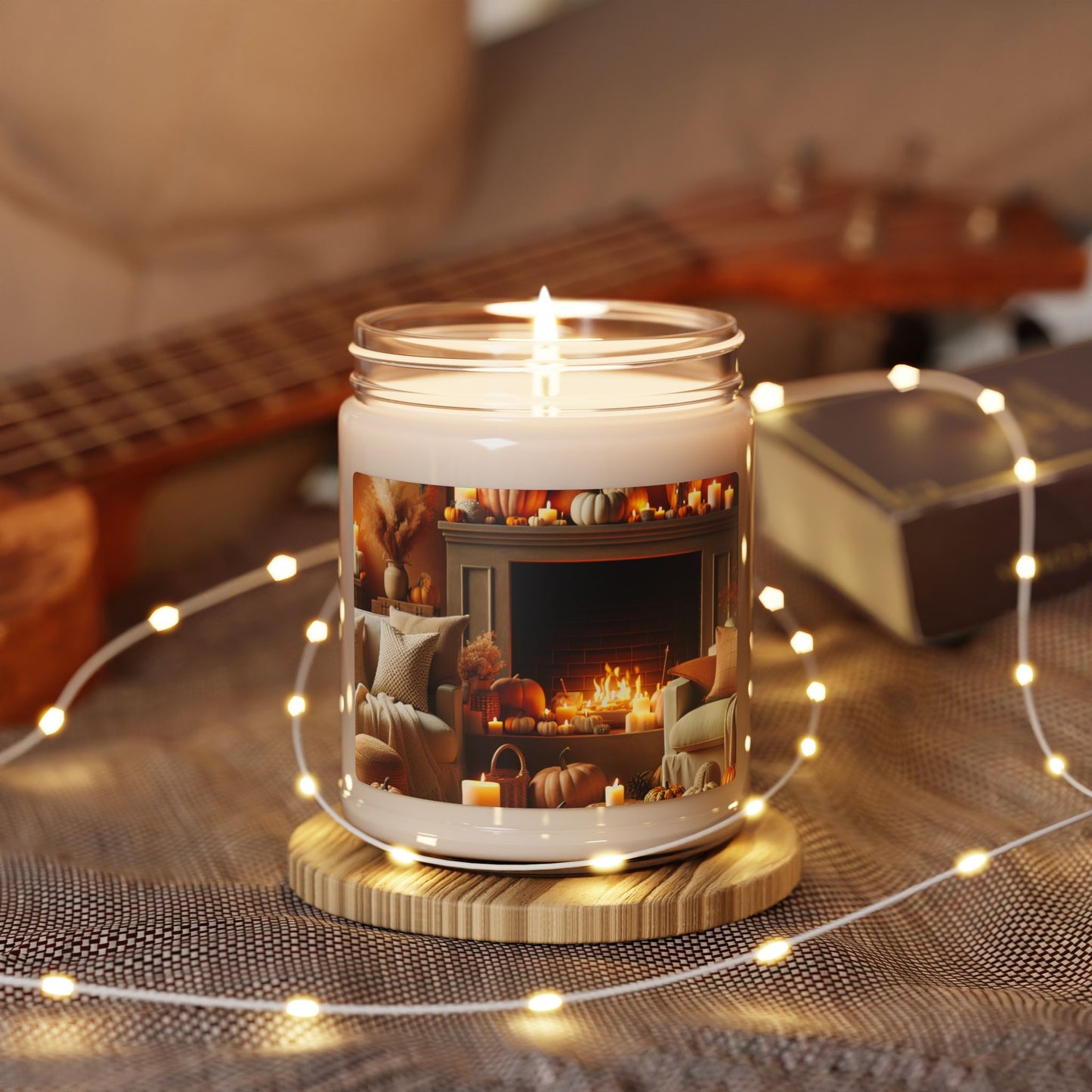 Cozy Autumn Scented Soy Candle, Fall Decor, Home Fragrance, Gift for Her, Relaxation, Pumpkin Spice