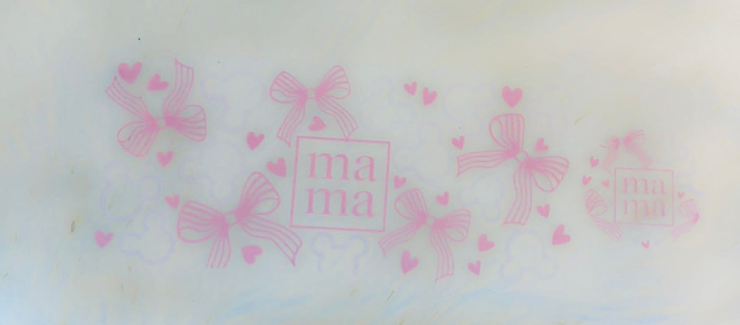 Mama pink hearts