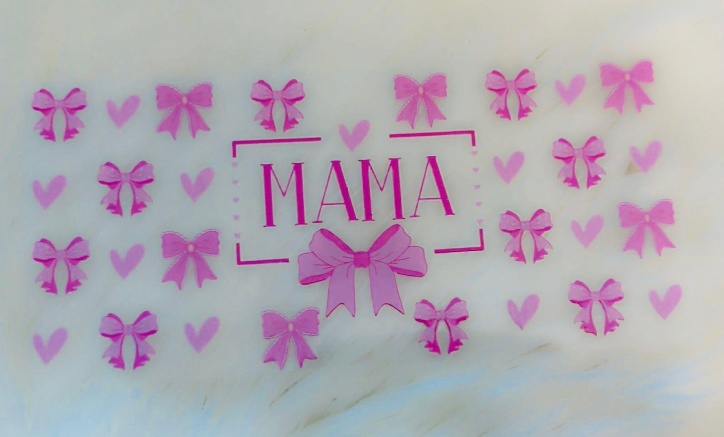 Mama pink bows