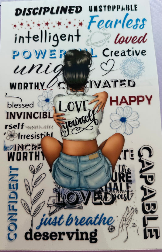 Vanilla love yourself journal wrap