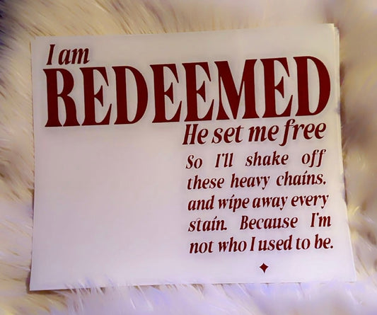 I am Redeemed