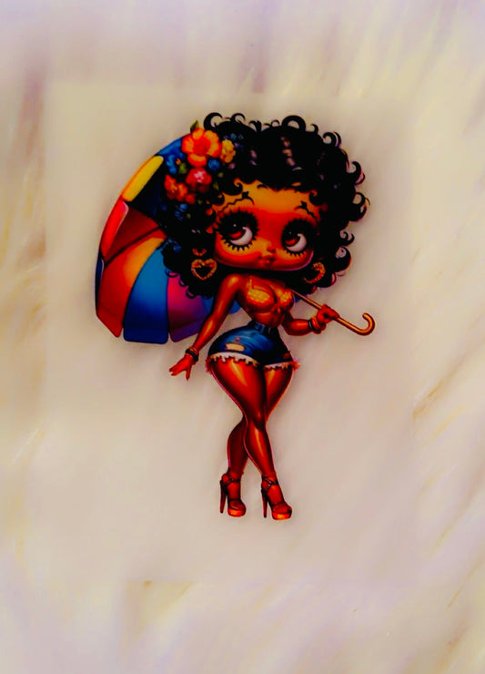 Pocket size Betty Boop umbrella