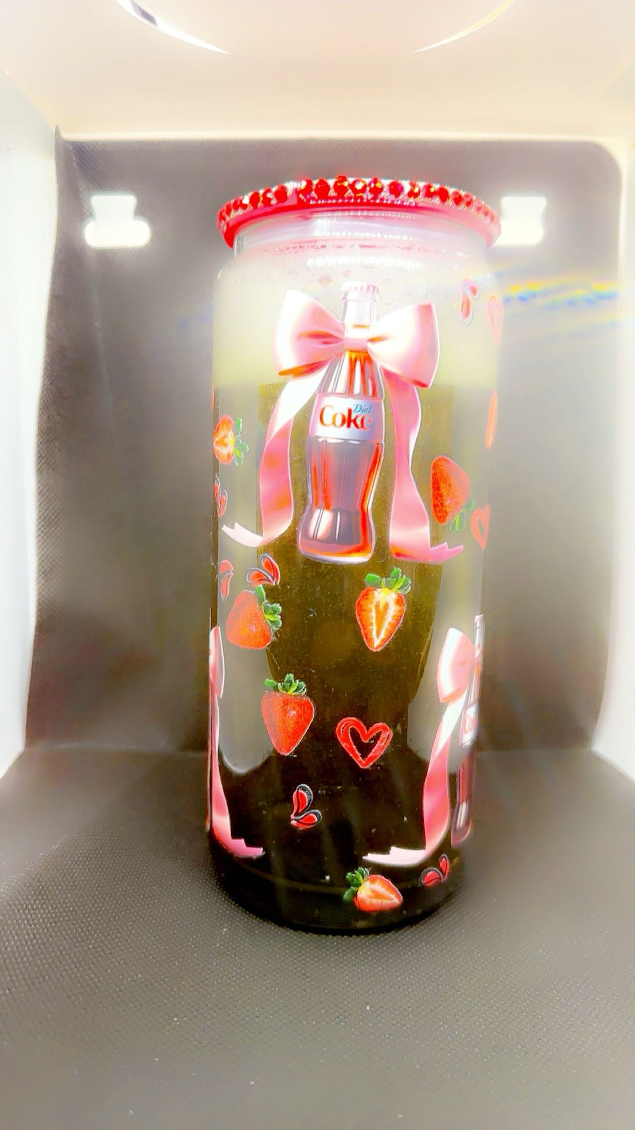 Diet Coke snow globe tumbler