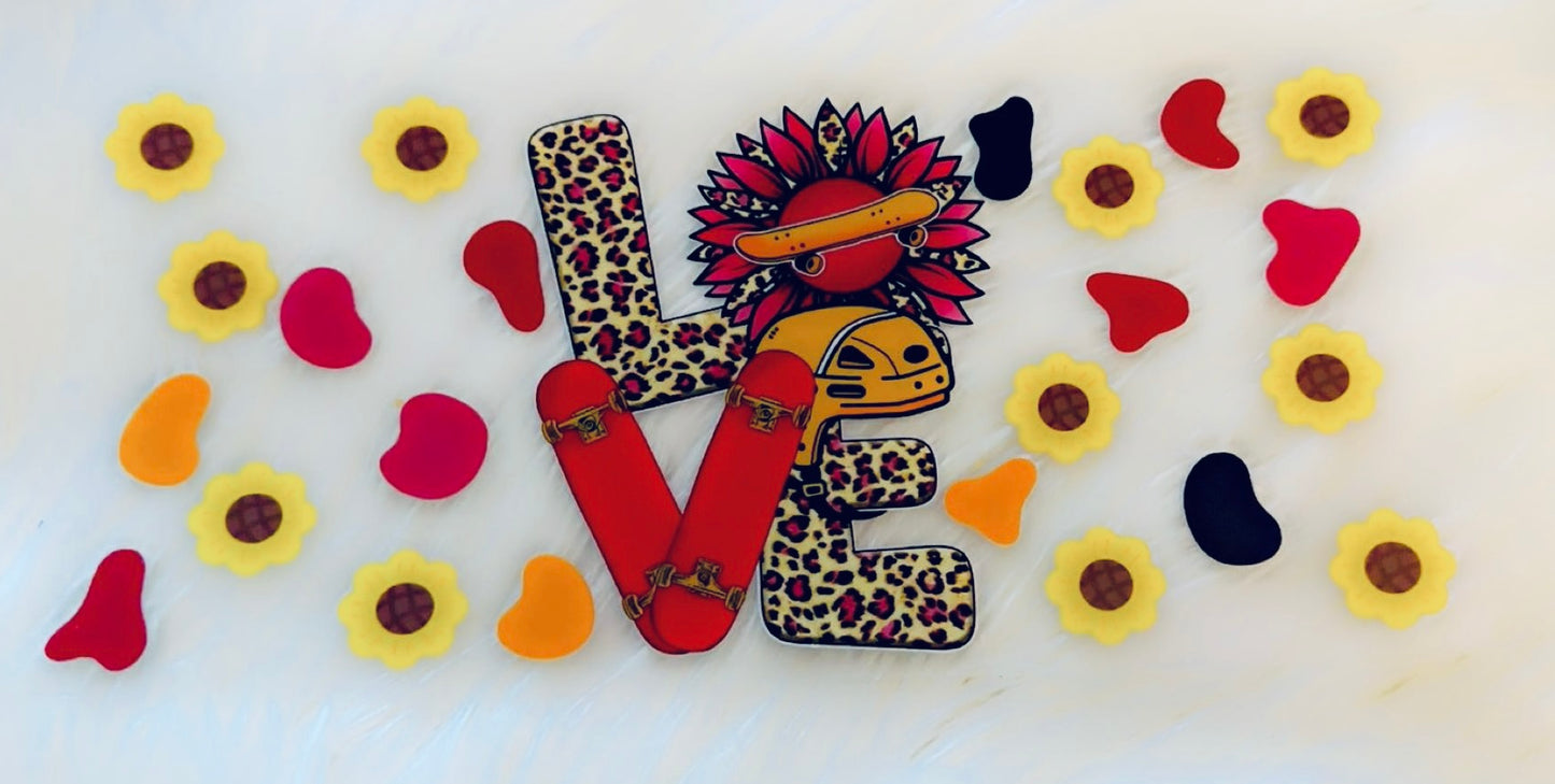 Leopard Love and sunflowers