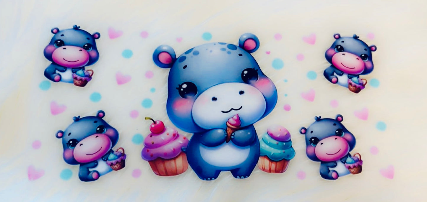 Hippo and cakes