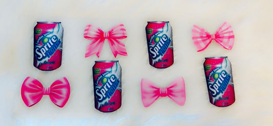 Sprite  and pink bows