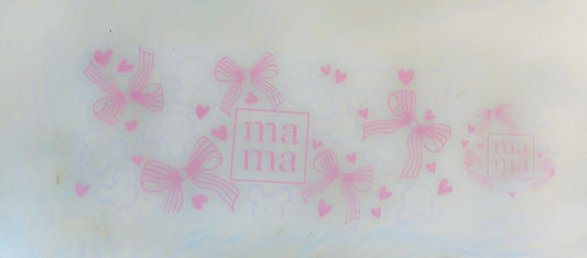 Mama pink hearts
