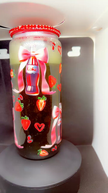 Diet Coke snow globe tumbler