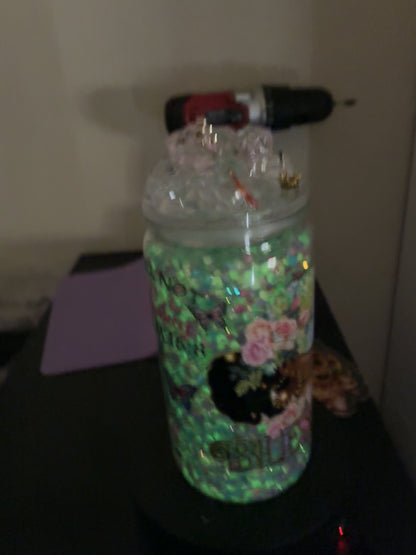Blessed snow globe tumbler