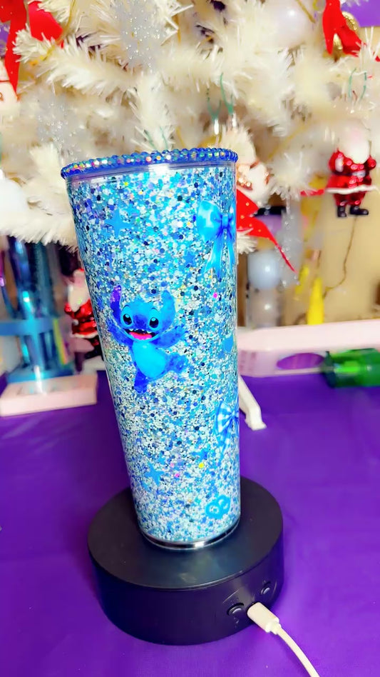 Stitch Dry snow globe tumbler