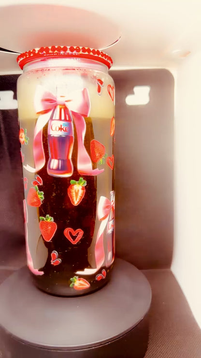 Diet Coke snow globe tumbler